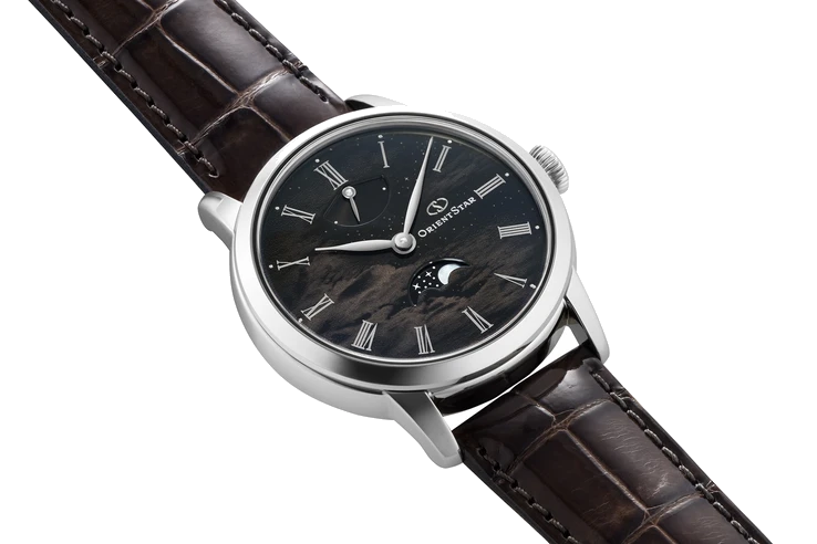 ORIENTSTAR　オリエントスター　メカニカルムーンフェイズ ハンドワインディング　RK-BW0007B　オリエントスター75周年記念モデル　80本限定