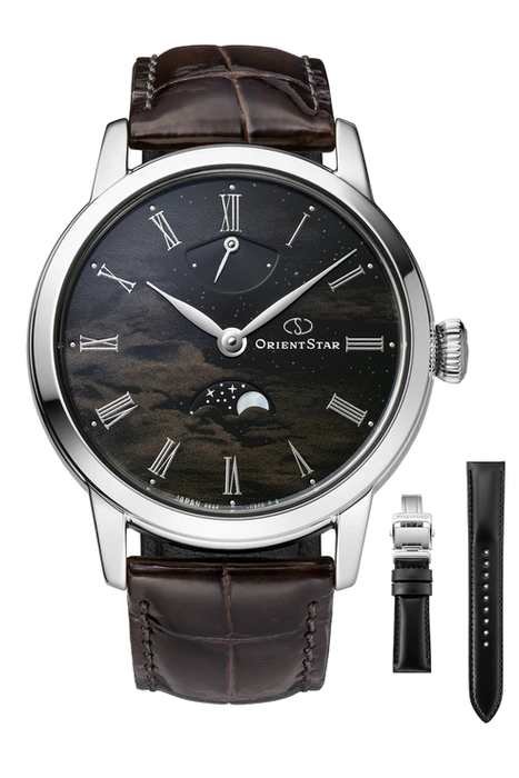 ORIENTSTAR　オリエントスター　メカニカルムーンフェイズ ハンドワインディング　RK-BW0007B　オリエントスター75周年記念モデル　80本限定